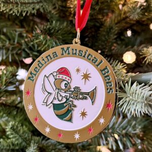 Musical Bees Christmas Ornament